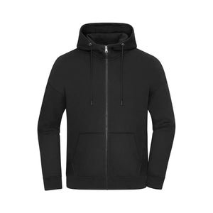 Felpa Oversized  Unisex nero / XXS - personalizzabile con logo