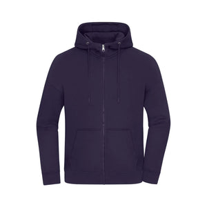 Felpa Oversized  Unisex viola / XXS - personalizzabile con logo