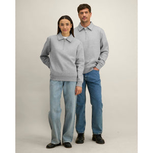 Felpa Polo Unisex Con Zip Proper - personalizzabile con logo