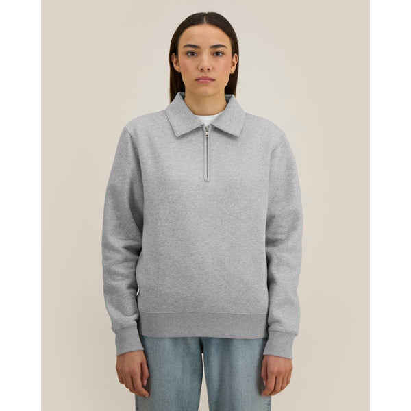 Felpa Polo Unisex Con Zip Proper - personalizzabile con logo