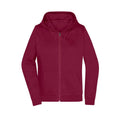 Felpa Promo Zip cappuccio Lady bordeaux / XS - personalizzabile con logo