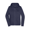Felpa Promo Zip cappuccio Lady navy / XS - personalizzabile con logo