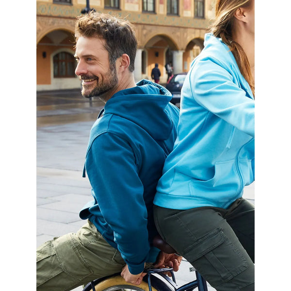 Felpa Promo Zip cappuccio Men - personalizzabile con logo