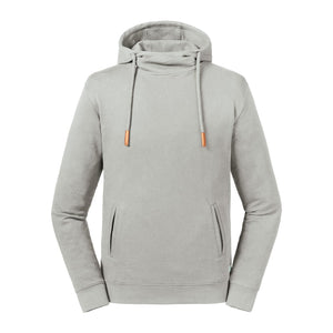 Felpa Pure Organic High Collar grigio / XS - personalizzabile con logo