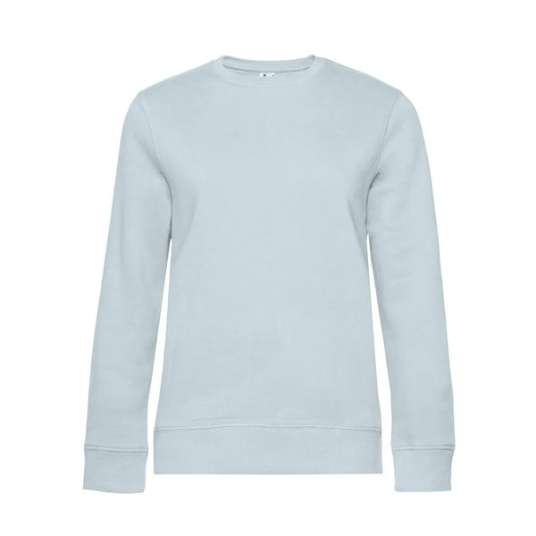 Felpa QUEEN Crew Neck azzurro / XS - personalizzabile con logo