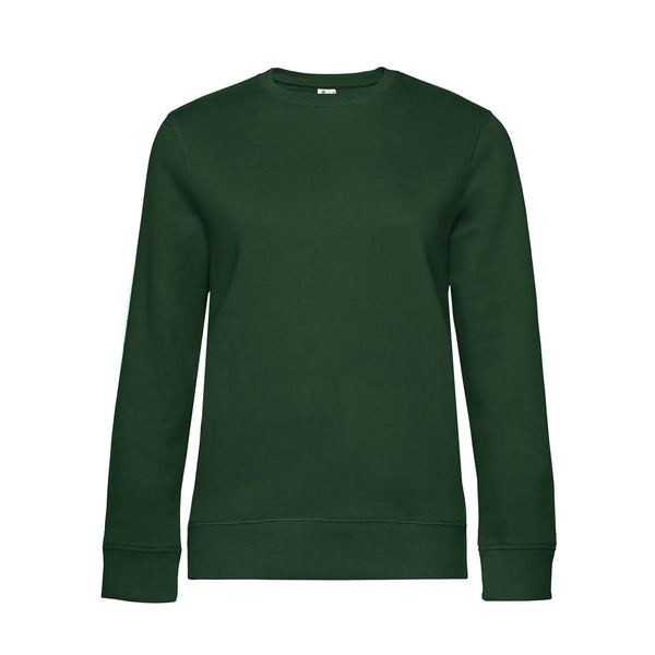 Felpa QUEEN Crew Neck bottle green / XS - personalizzabile con logo