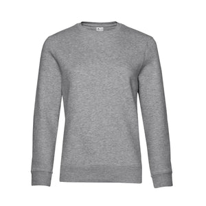 Felpa QUEEN Crew Neck heather grey / XS - personalizzabile con logo