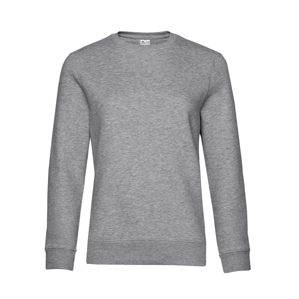 Felpa QUEEN Crew Neck heather grey / XS - personalizzabile con logo