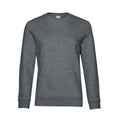 Felpa QUEEN Crew Neck heather mid grey / XS - personalizzabile con logo