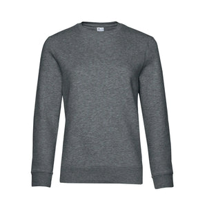 Felpa QUEEN Crew Neck heather mid grey / XS - personalizzabile con logo