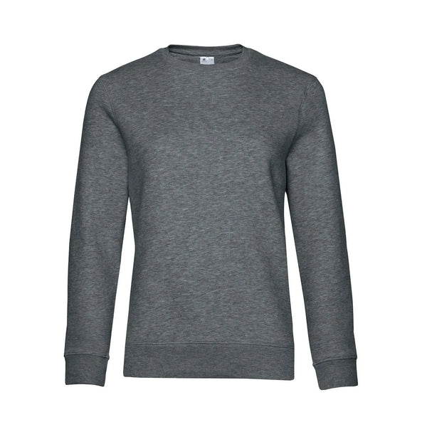 Felpa QUEEN Crew Neck heather mid grey / XS - personalizzabile con logo