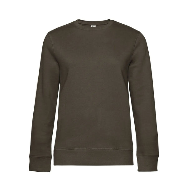 Felpa QUEEN Crew Neck khaki / XS - personalizzabile con logo