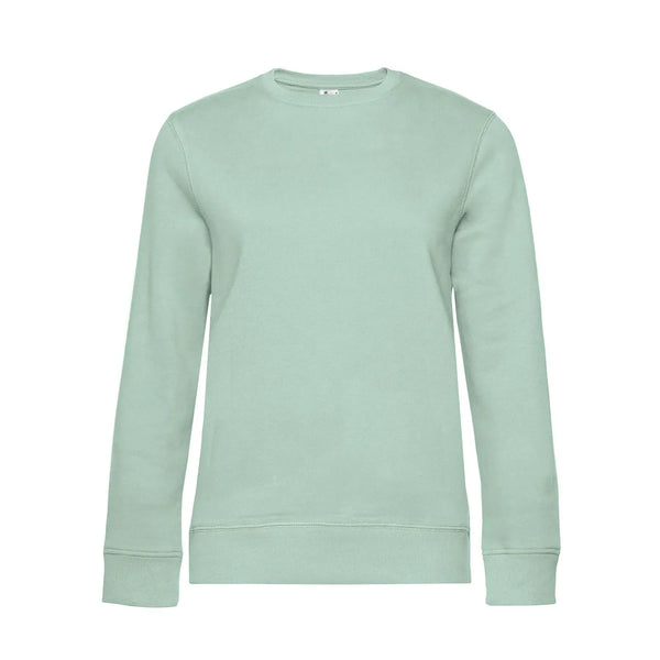 Felpa QUEEN Crew Neck verde / XS - personalizzabile con logo