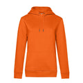 Felpa QUEEN Hooded arancione / XS - personalizzabile con logo