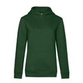 Felpa QUEEN Hooded bottle green / XS - personalizzabile con logo