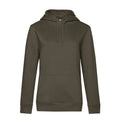 Felpa QUEEN Hooded khaki / XS - personalizzabile con logo