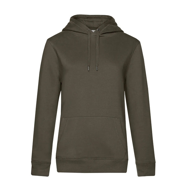 Felpa QUEEN Hooded khaki / XS - personalizzabile con logo