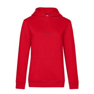 Felpa QUEEN Hooded rosso / XS - personalizzabile con logo