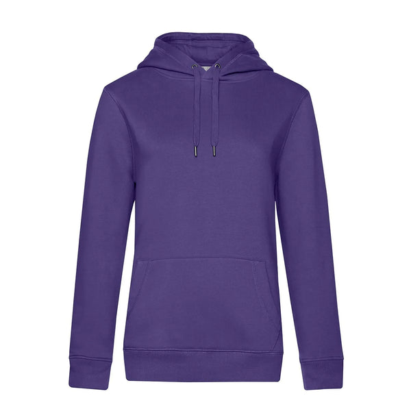 Felpa QUEEN Hooded viola / XS - personalizzabile con logo