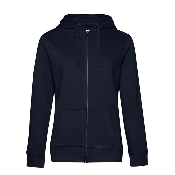Felpa QUEEN Zipped Hood blu / XS - personalizzabile con logo