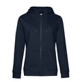Felpa QUEEN Zipped Hood navy blue / XS - personalizzabile con logo