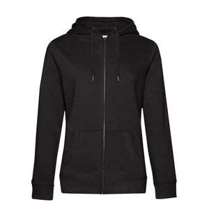 Felpa QUEEN Zipped Hood nero / XS - personalizzabile con logo