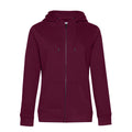 Felpa QUEEN Zipped Hood rosa / XS - personalizzabile con logo
