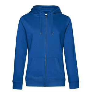 Felpa QUEEN Zipped Hood royal / XS - personalizzabile con logo
