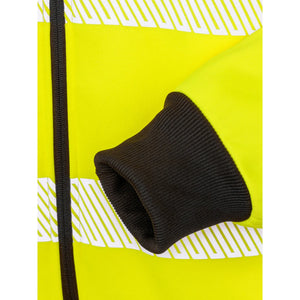 Felpa Recycled Robust con zip -  Safety cappuccio - personalizzabile con logo