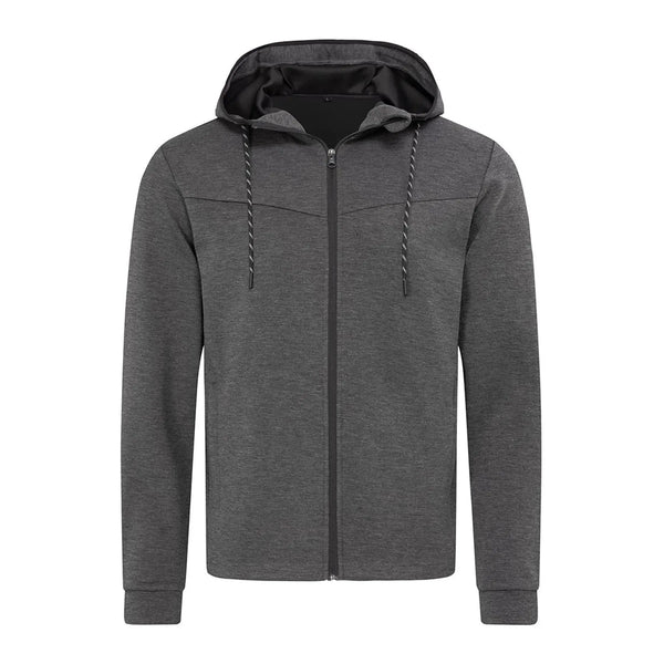 Felpa Recycled Scuba Men grigio / S - personalizzabile con logo