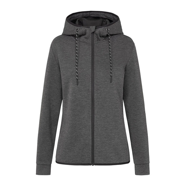 Felpa Recycled Scuba Women grigio / XS - personalizzabile con logo