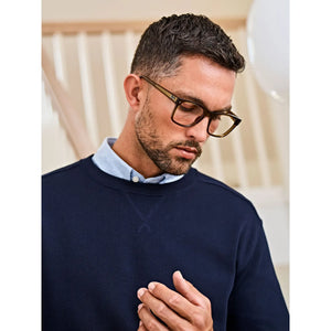Felpa Ribbed Interlock Crew Neck - personalizzabile con logo
