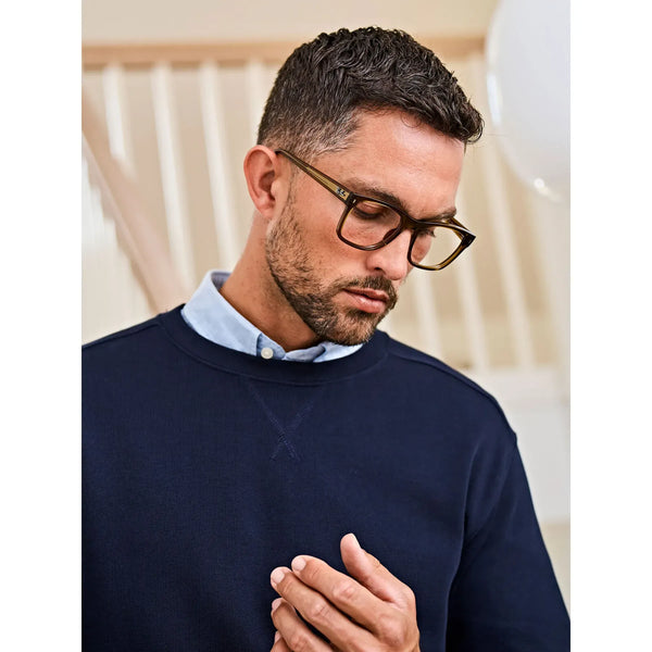 Felpa Ribbed Interlock Crew Neck - personalizzabile con logo