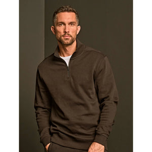 Felpa Ribbed Interlock Half Zip - personalizzabile con logo