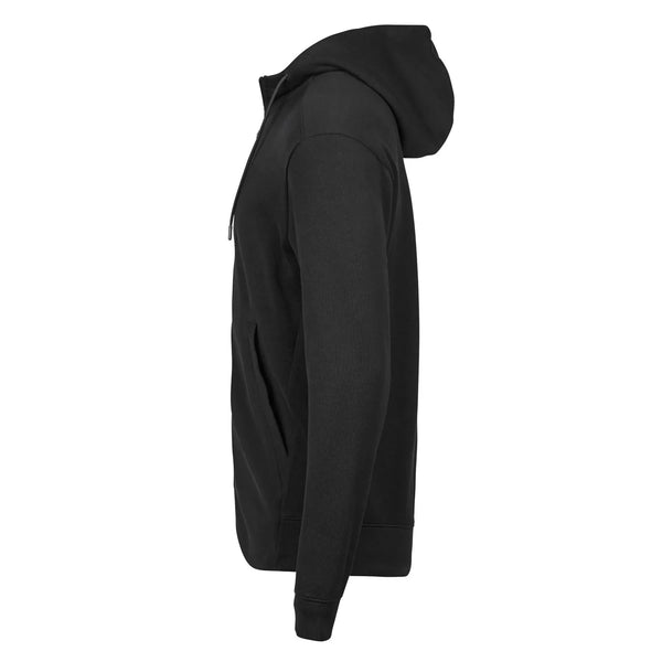 Felpa Ribbed Interlock Hooded Full Zip - personalizzabile con logo