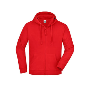Felpa rosso / S - personalizzabile con logo