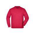 Felpa Round  Heavy Junior rosso / XS - personalizzabile con logo