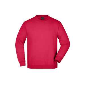 Felpa Round  Heavy Junior rosso / XS - personalizzabile con logo