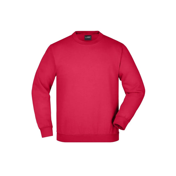 Felpa Round  Heavy Junior rosso / XS - personalizzabile con logo