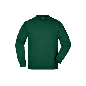 Felpa Round  Heavy Junior verde / XS - personalizzabile con logo