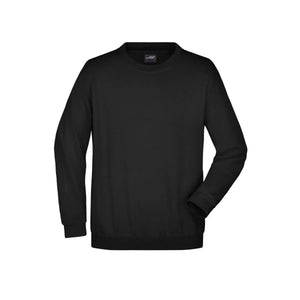 Felpa Round  Heavy nero / S - personalizzabile con logo