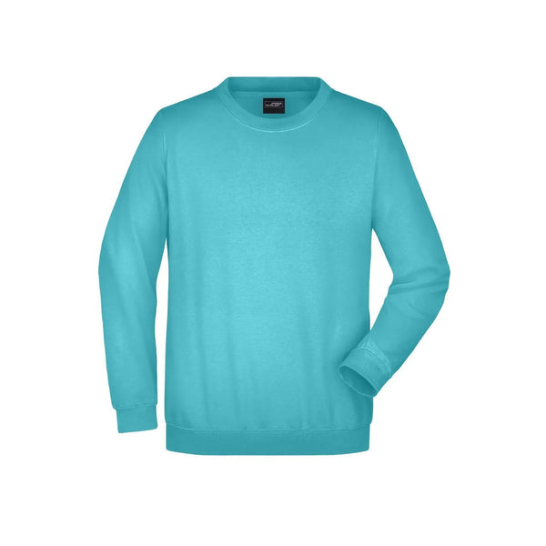 Felpa Round  Heavy pacific / S - personalizzabile con logo