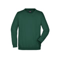 Felpa Round  Heavy verde / S - personalizzabile con logo