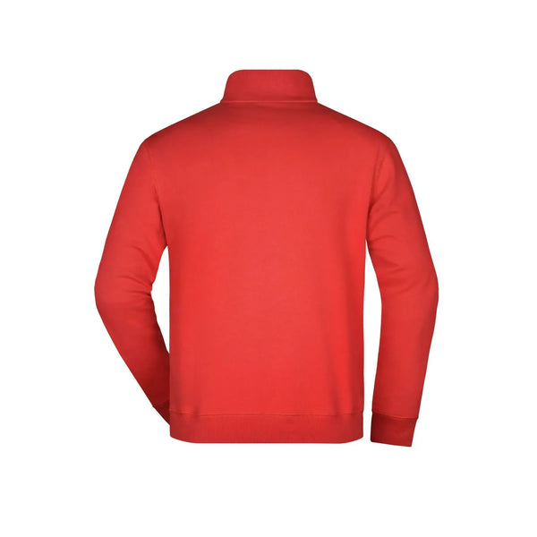 Felpa Round-neck Zip - personalizzabile con logo