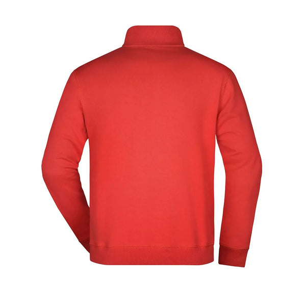Felpa Round-neck Zip - personalizzabile con logo