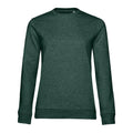 Felpa #Set In Donna heather dark green / XS - personalizzabile con logo