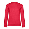 Felpa #Set In Donna rosso / XS - personalizzabile con logo