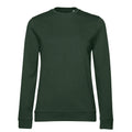 Felpa #Set In Donna verde / XS - personalizzabile con logo