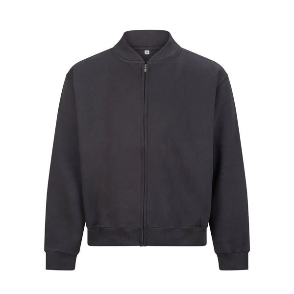 Felpa Signature Heavyweight Bomber Sweat grigio / XS - personalizzabile con logo