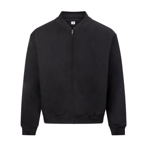 Felpa Signature Heavyweight Bomber Sweat nero / XS - personalizzabile con logo
